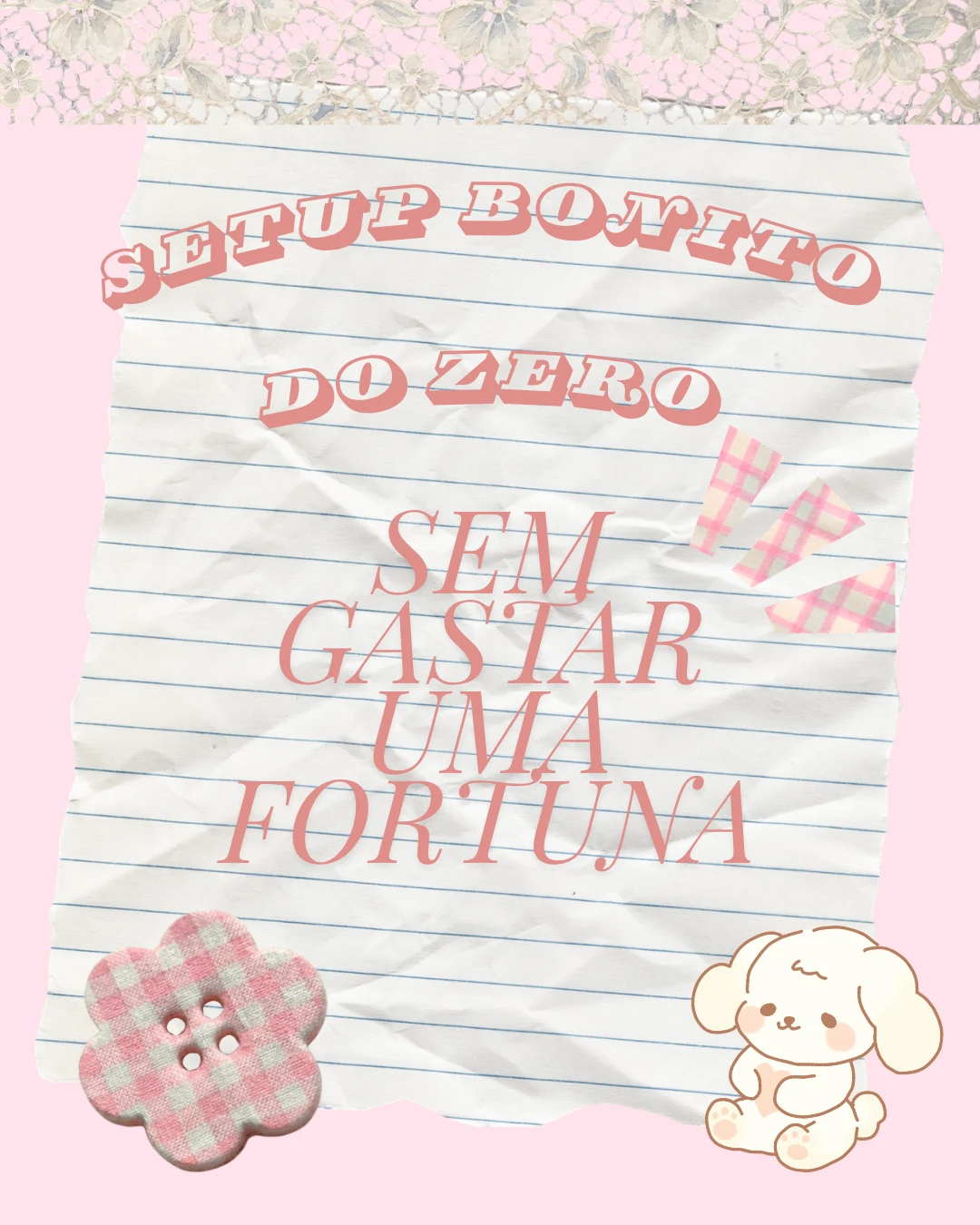 Setup bonito do zero sem gastar uma fortuna — capa do carrossel #001